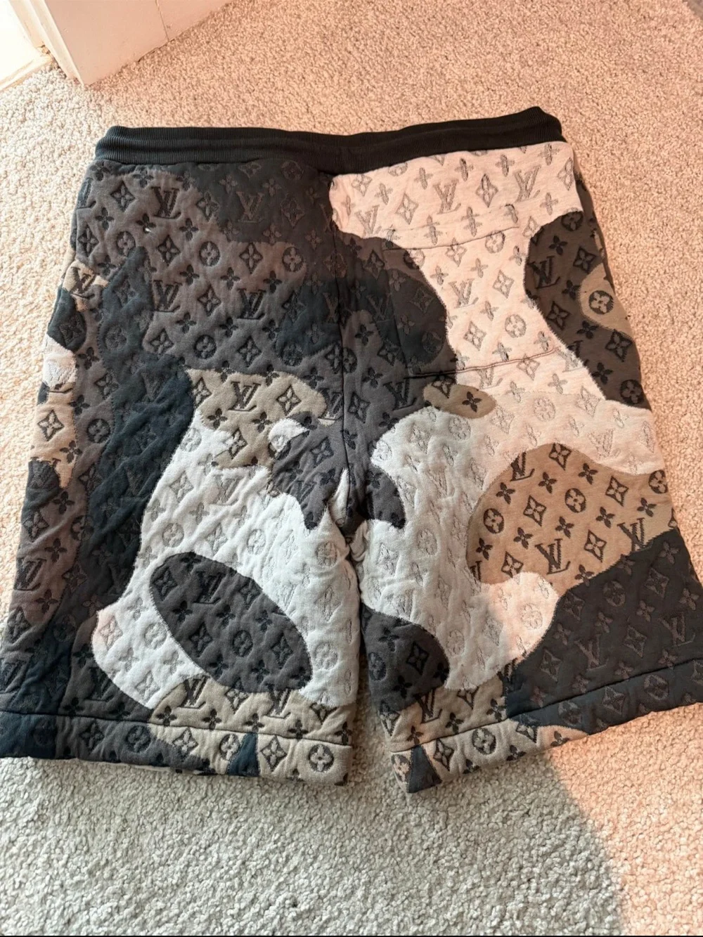 Lv Camo Shorts